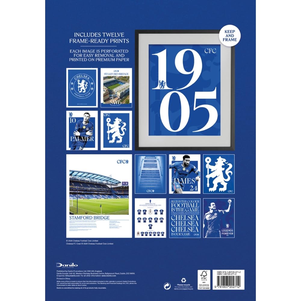 Chelsea FC Deluxe Calendar 2027
