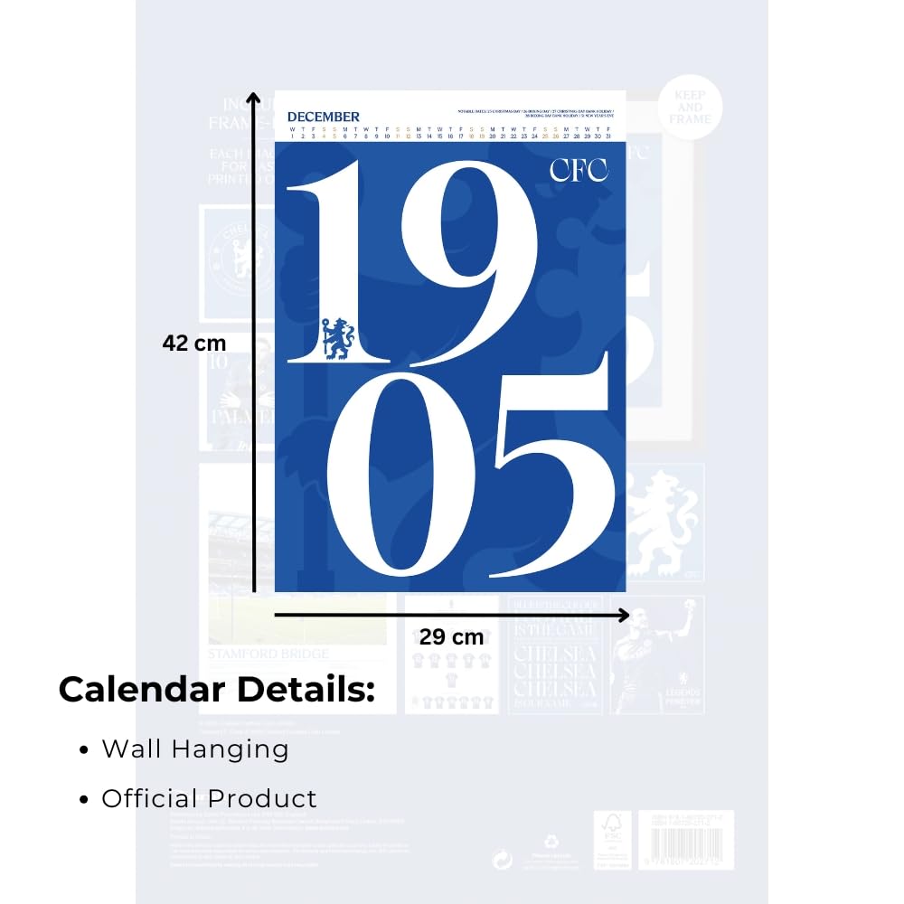 Chelsea FC Deluxe Calendar 2027