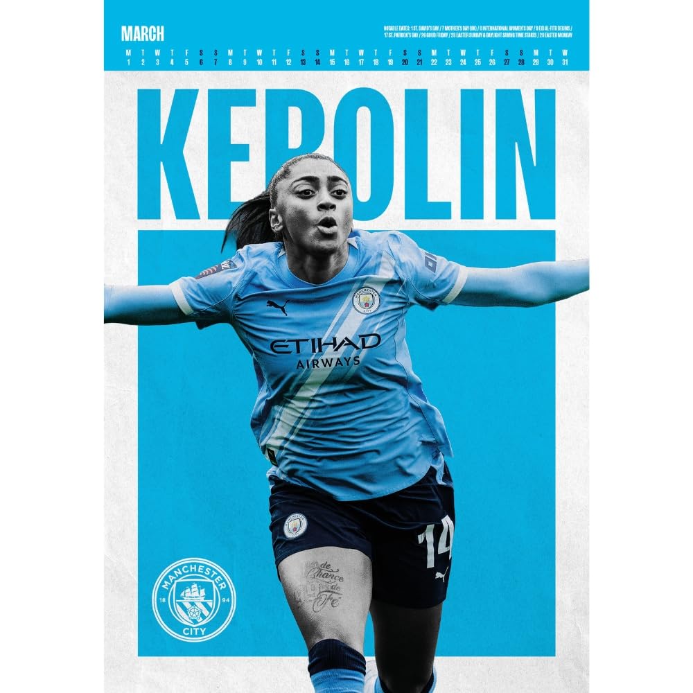 Manchester City FC Deluxe Calendar 2027