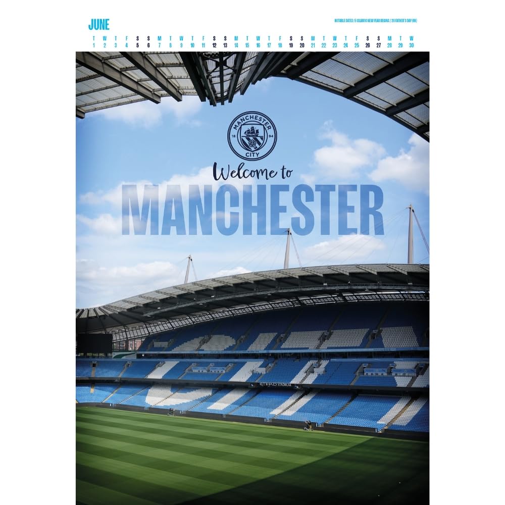 Manchester City FC Deluxe Calendar 2027