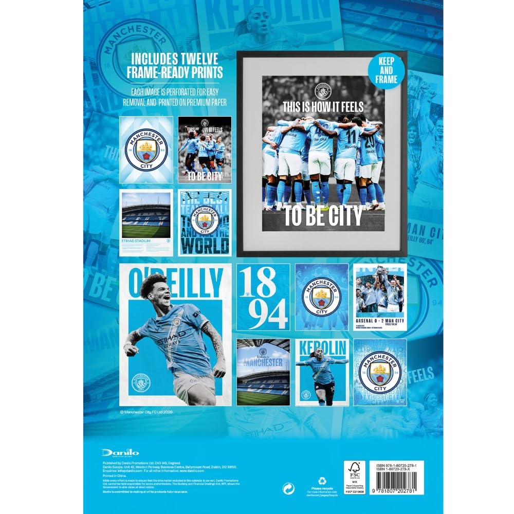 Manchester City FC Deluxe Calendar 2027