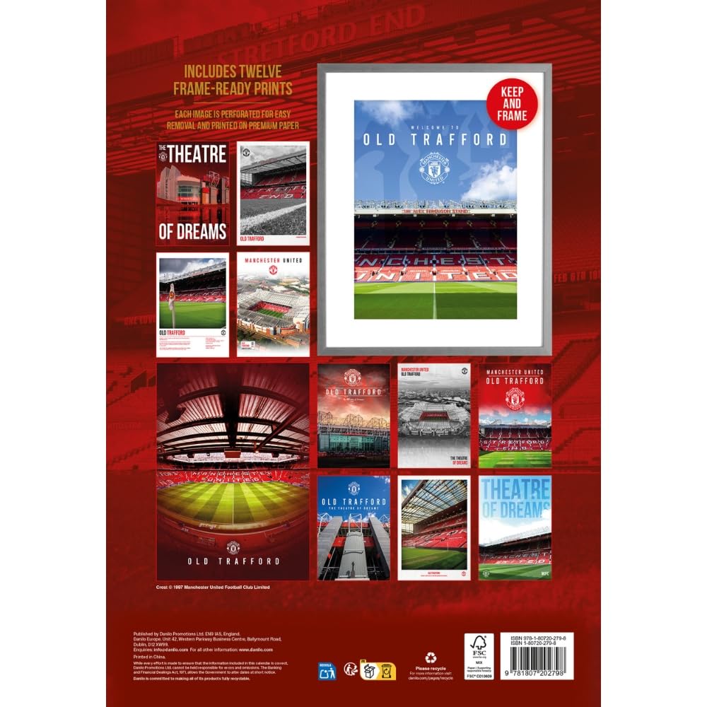 Manchester United FC Deluxe Calendar 2027