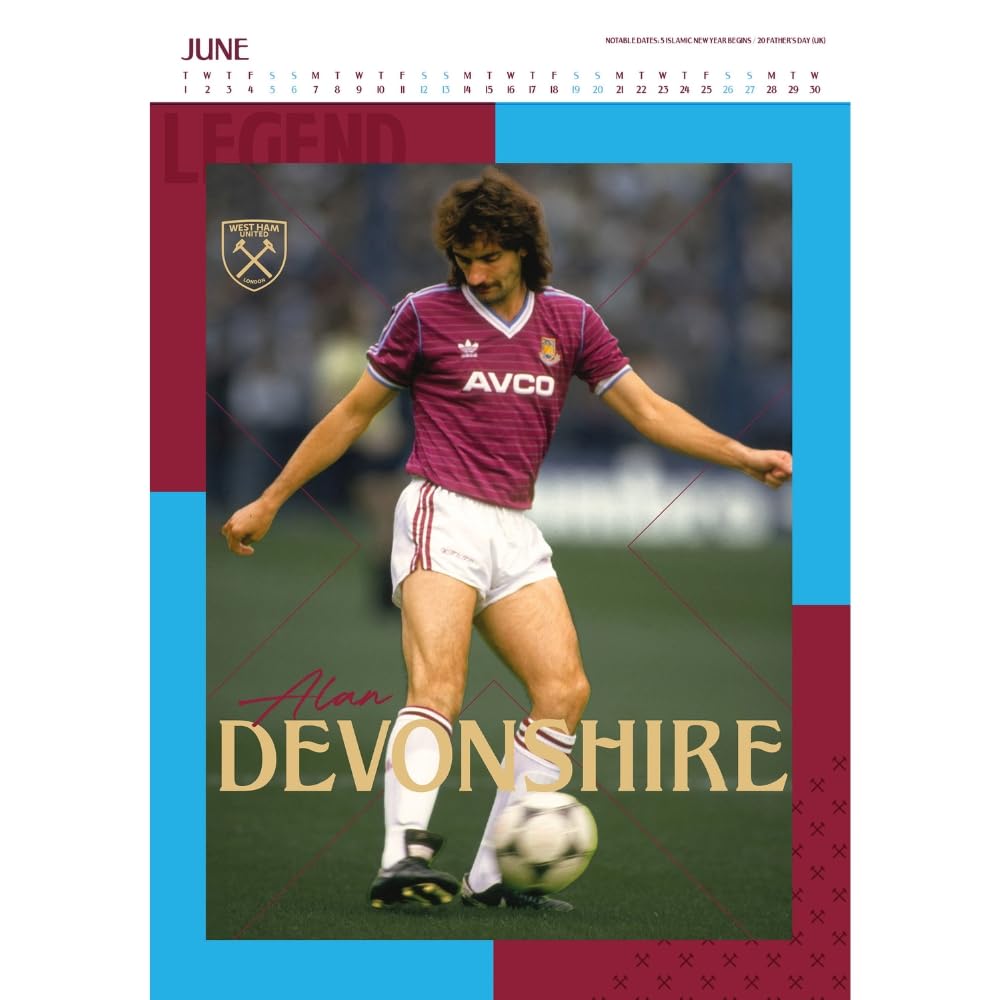 West Ham United FC Deluxe Calendar 2027