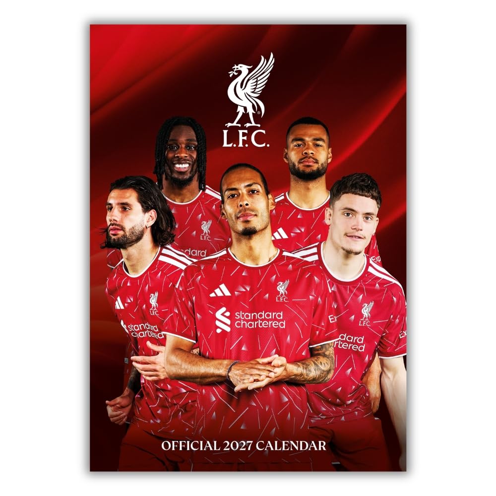 Liverpool FC A3 Calendar 2027