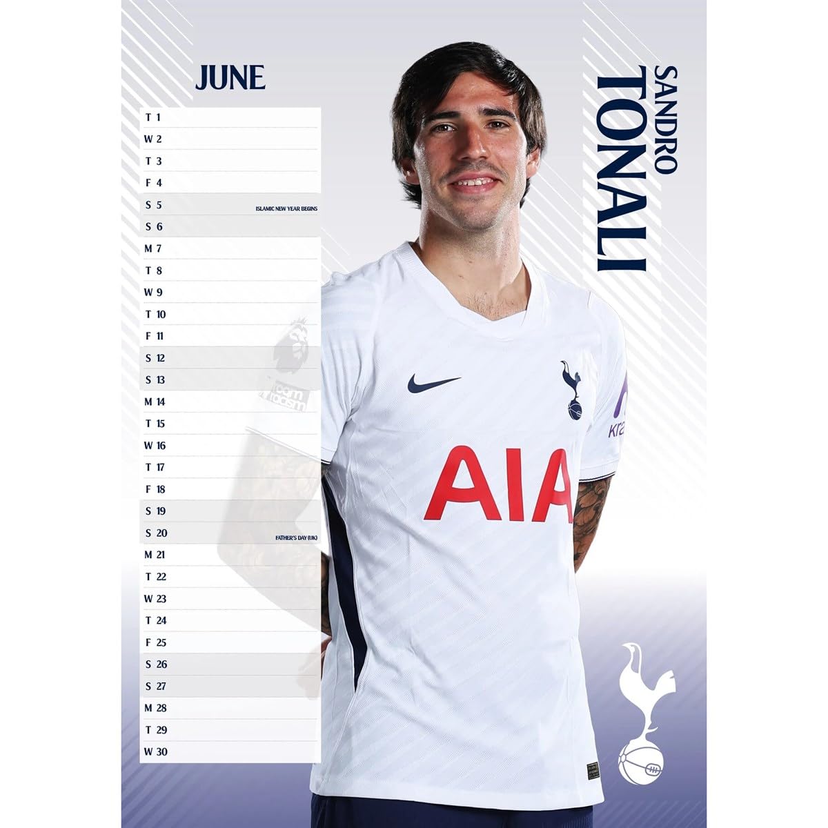 Tottenham Hotspur FC A3 Calendar 2027