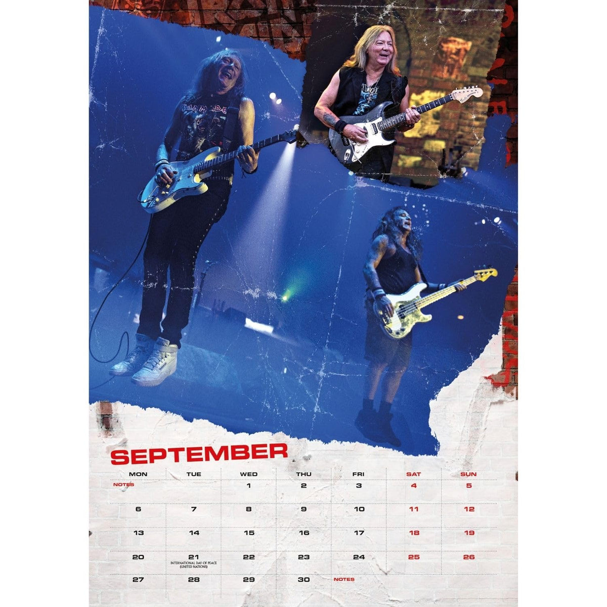 Iron Maiden A3 Calendar 2027