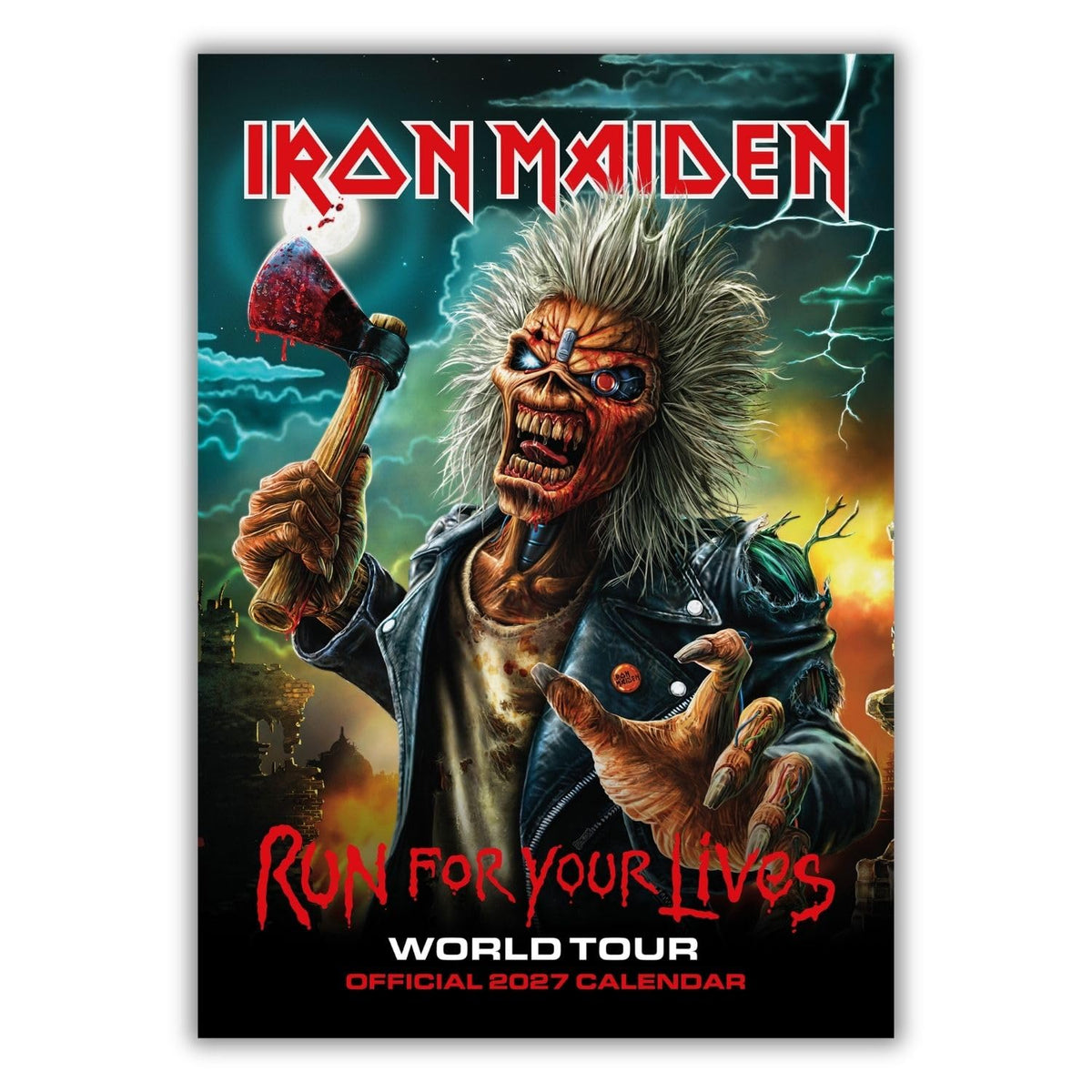 Iron Maiden A3 Calendar 2027
