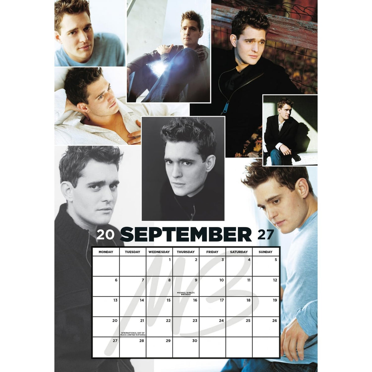 Michael Buble A3 Calendar 2027