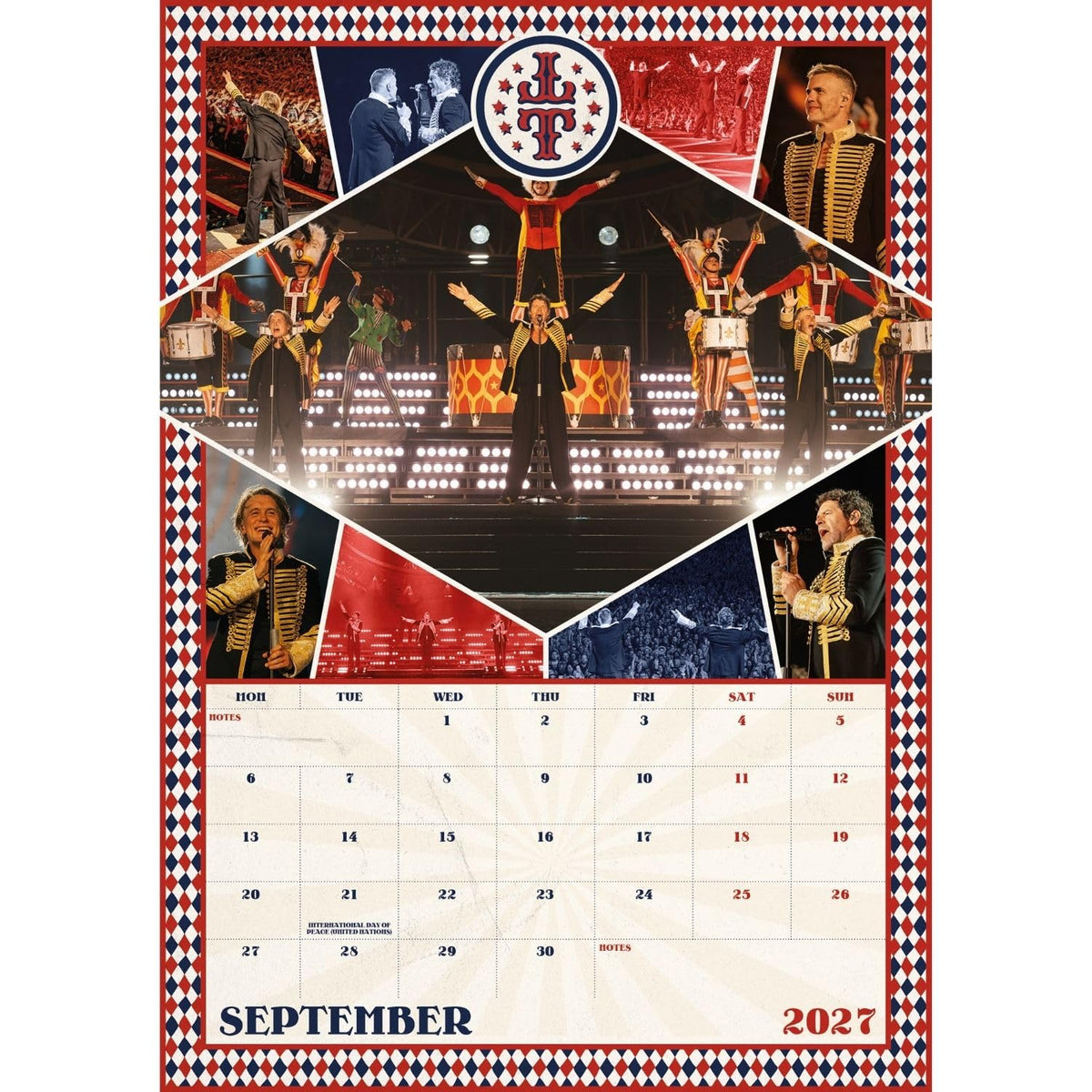 Take That A3 Calendar 2027