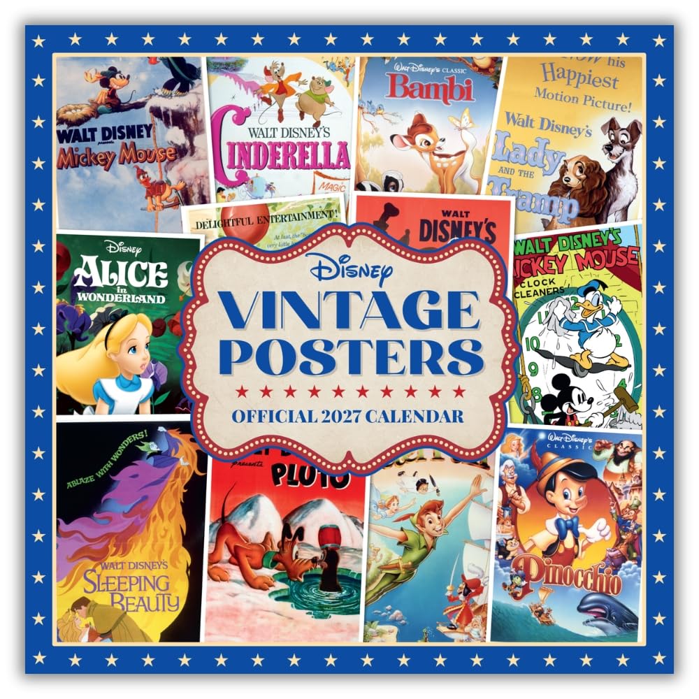 Disney Vintage Square Calendar 2027