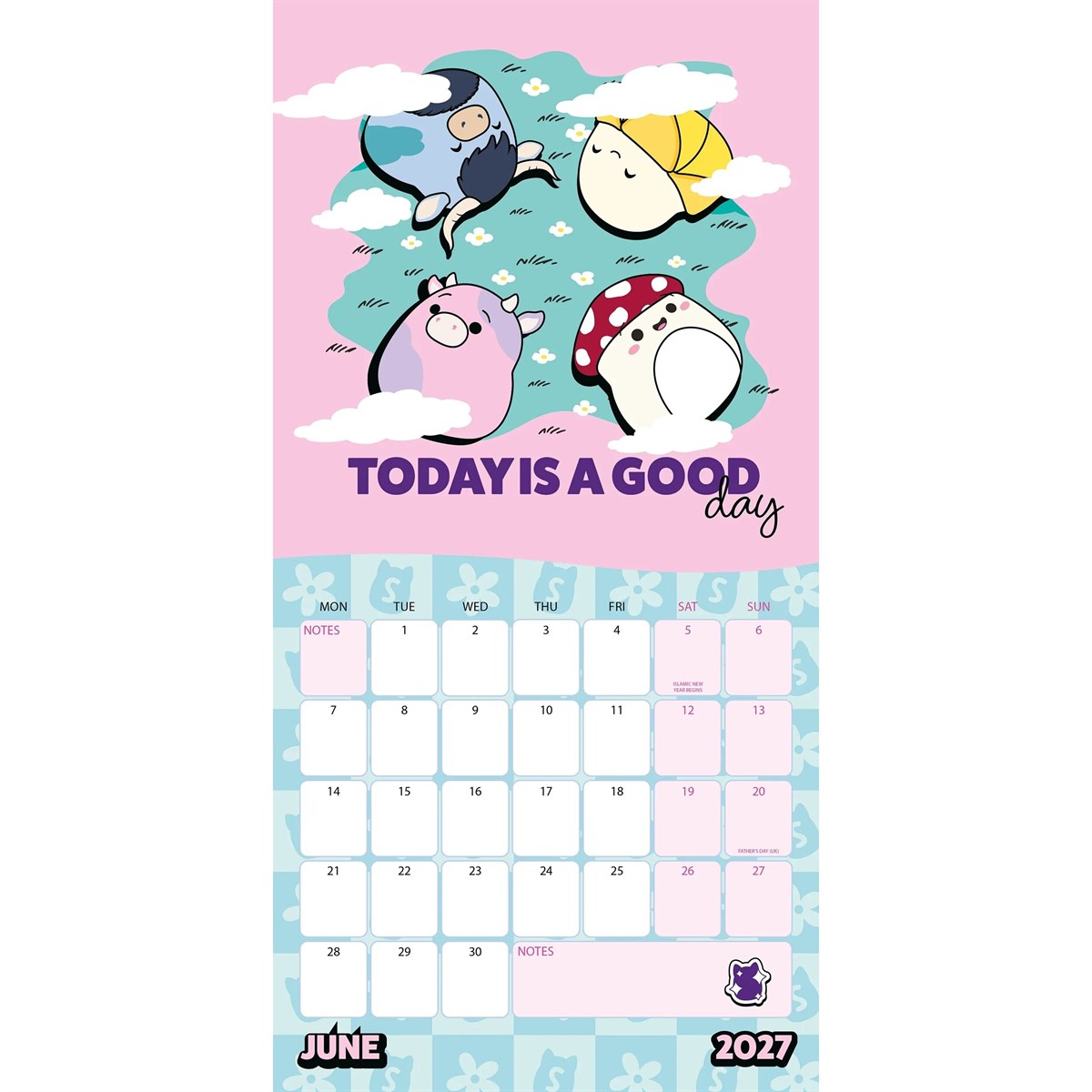 Squishmallows Square Calendar 2027