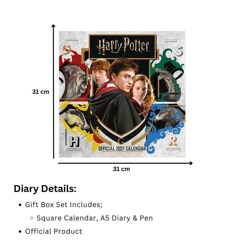 Harry Potter Calendar & Diary Gift Box 2027