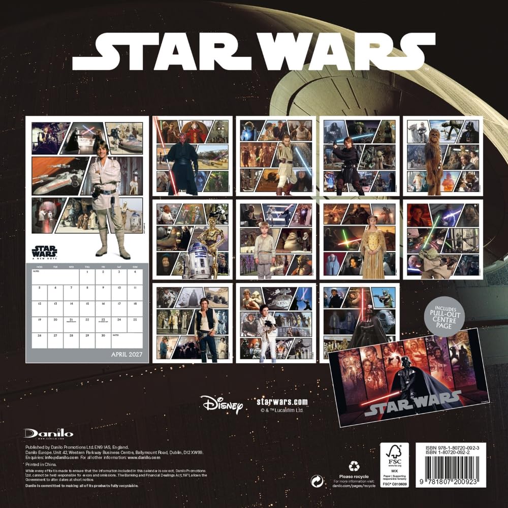 Star Wars Calendar & Diary Gift Box 2027