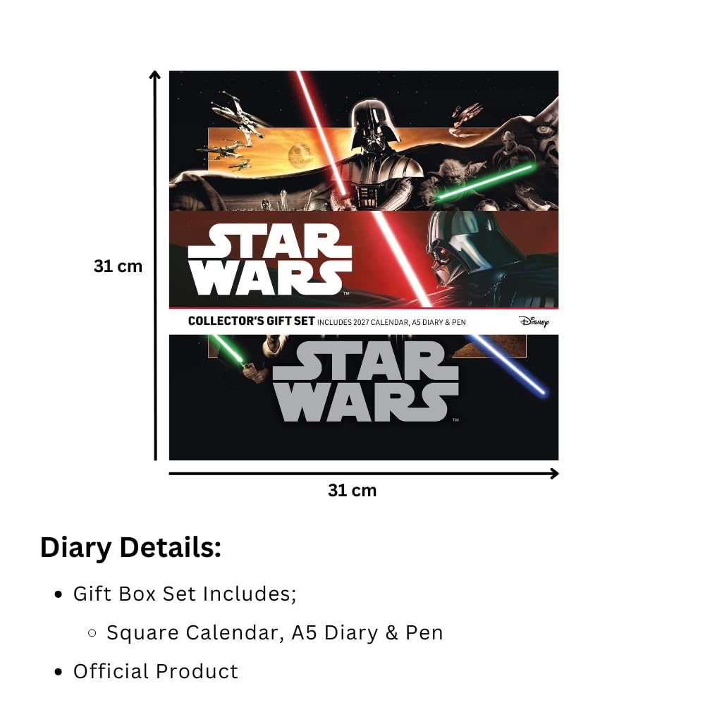Star Wars Calendar & Diary Gift Box 2027