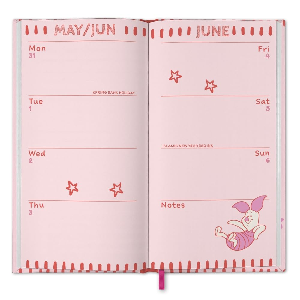 Winnie The Pooh Piglet Slim Diary 2027