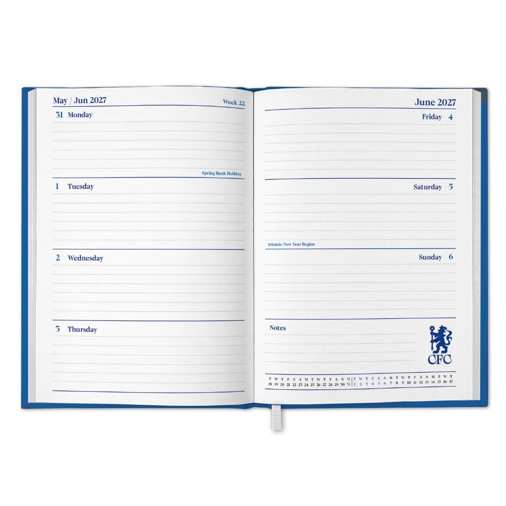 Chelsea FC A5 Diary 2027