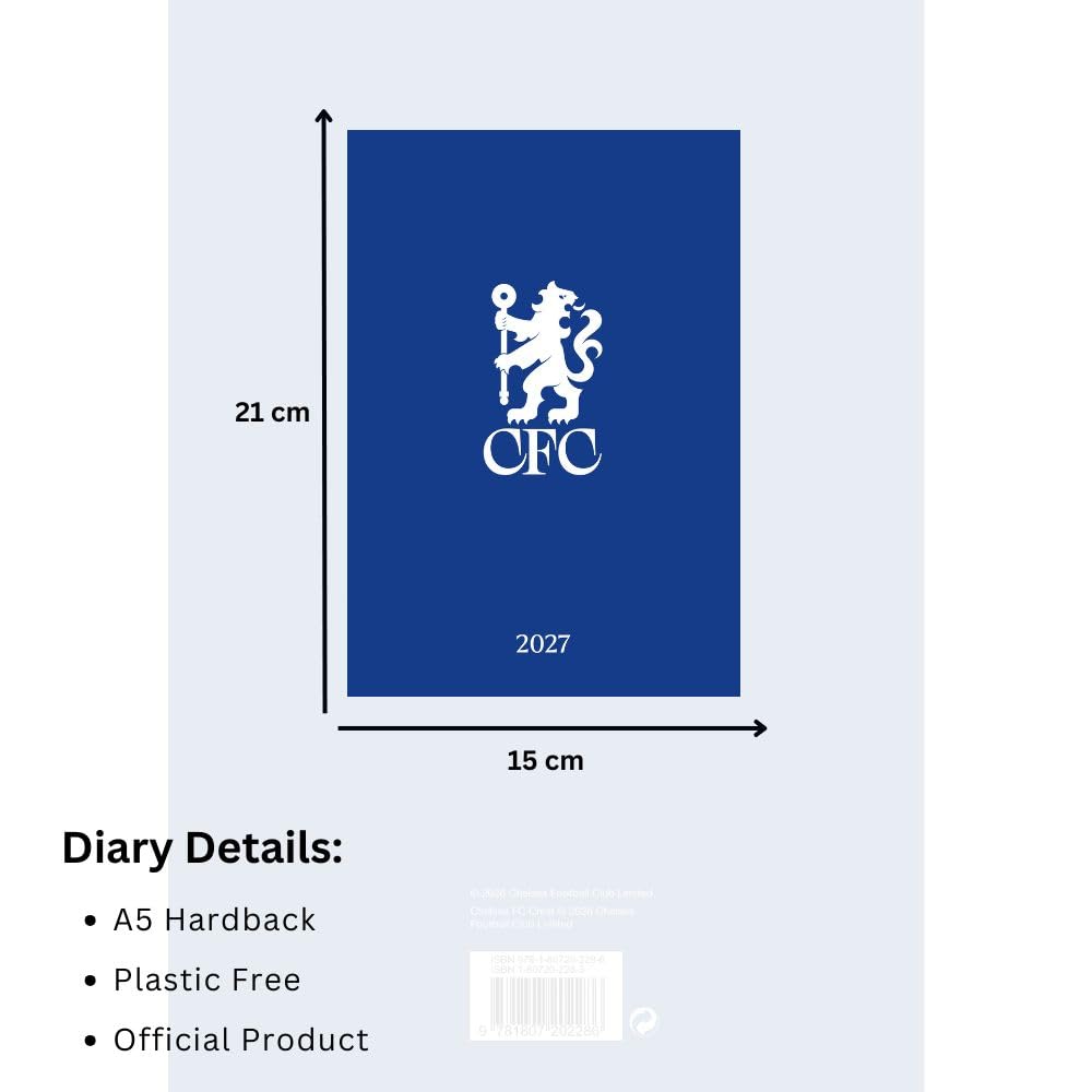 Chelsea FC A5 Diary 2027