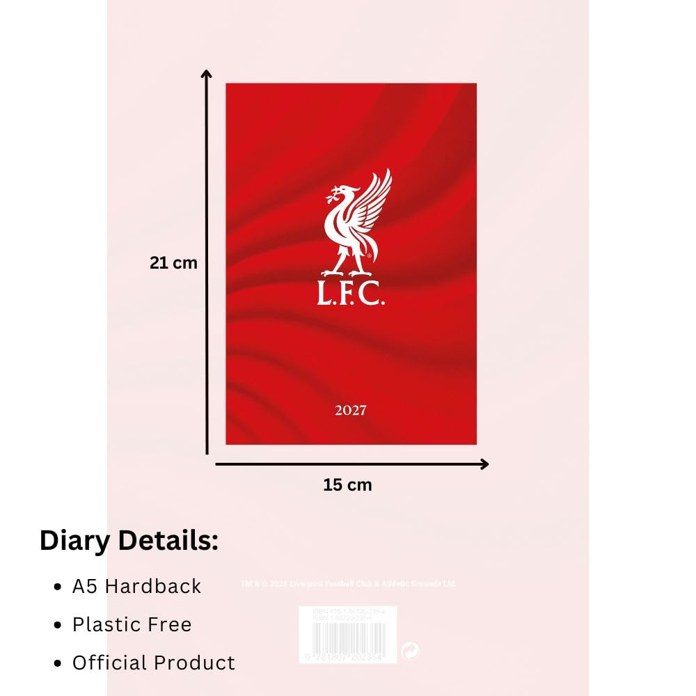 Liverpool FC A5 Diary 2027