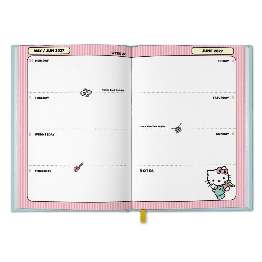 Hello Kitty A5 Diary 2027