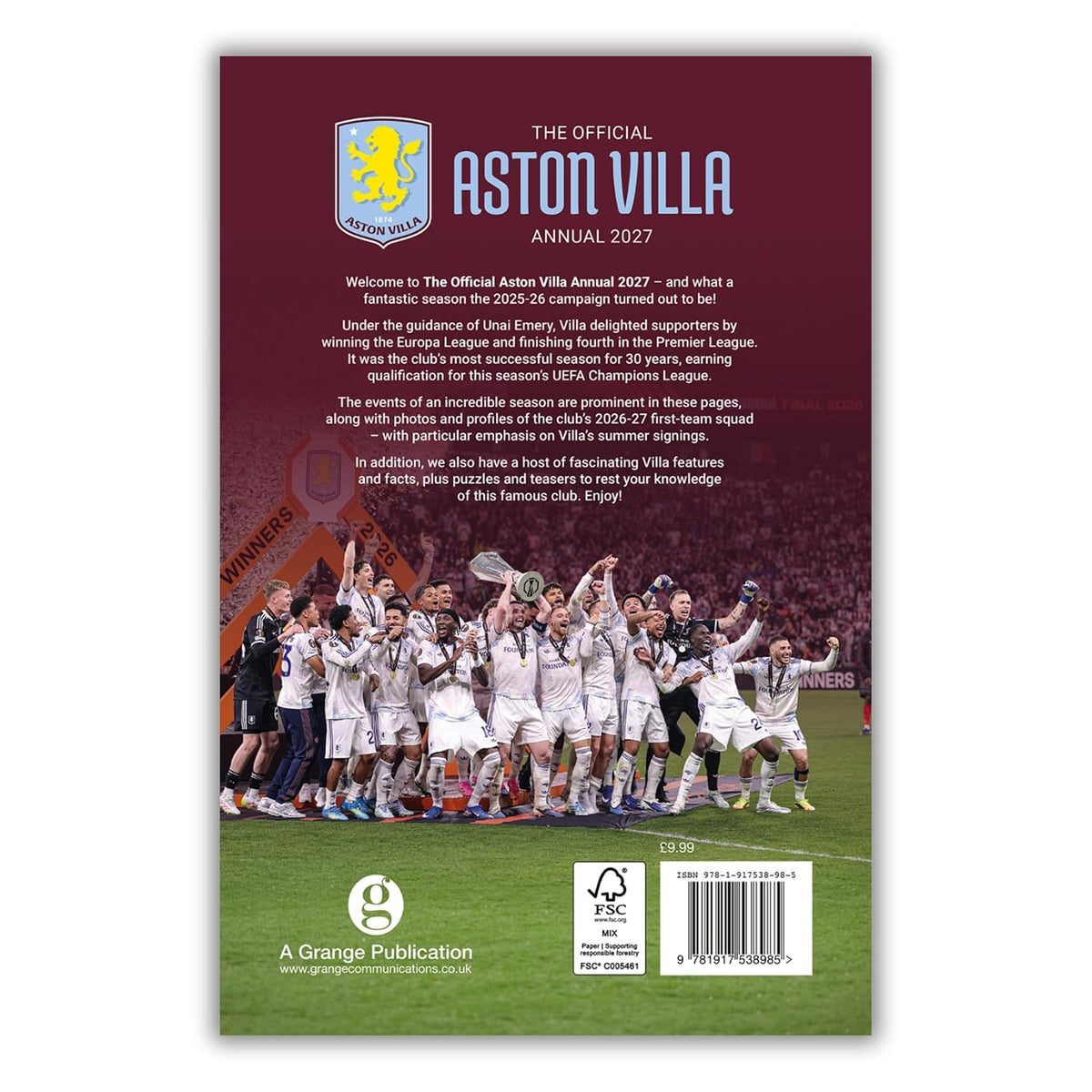 Aston Villa FC Annual 2027