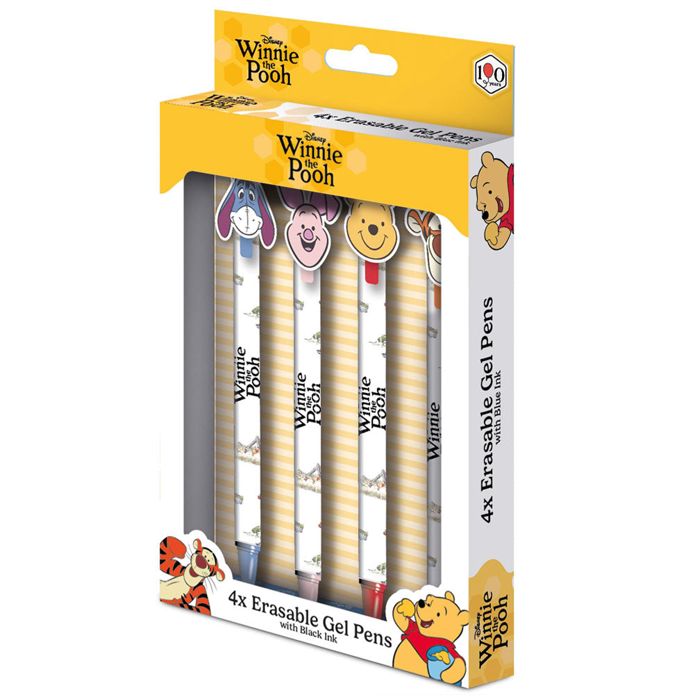 Winnie The Pooh 4pk Erasable Gel Pen Set